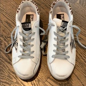 GOLDEN GOOSE SUPERSTAR LEOPARD ZEBRA